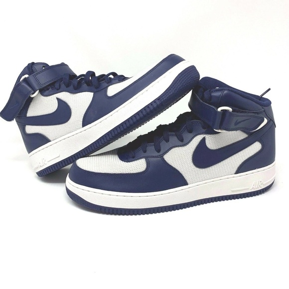 nike air force 1 mid blu 2nike air force 1 mid blu